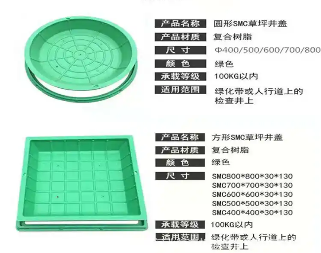 阳西树脂复合种植井盖展示